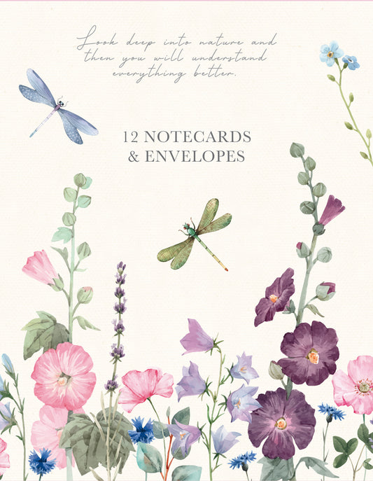 The Gifted Stationery Co. Wild Harmony Floral Notecard Wallet