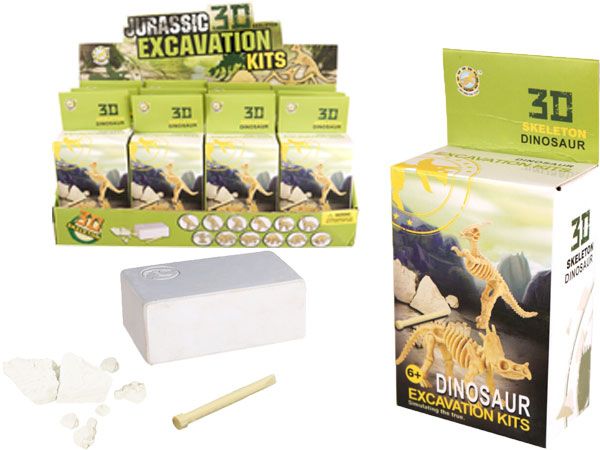 Jurassic 3D Skeleton Excavation Kit
