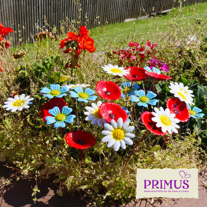 Primus Small Metal Forget Me Not Garden Stake