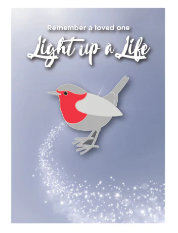 Light Up A Life Robin Remembrance Pin