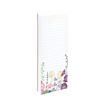The Gifted Stationery Co. Wild Harmony Floral Magnetic Shopping List Notepad