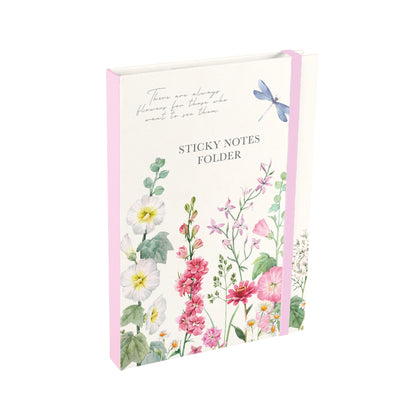 The Gifted Stationery Co. Wild Harmony Floral Sticky Note Folder