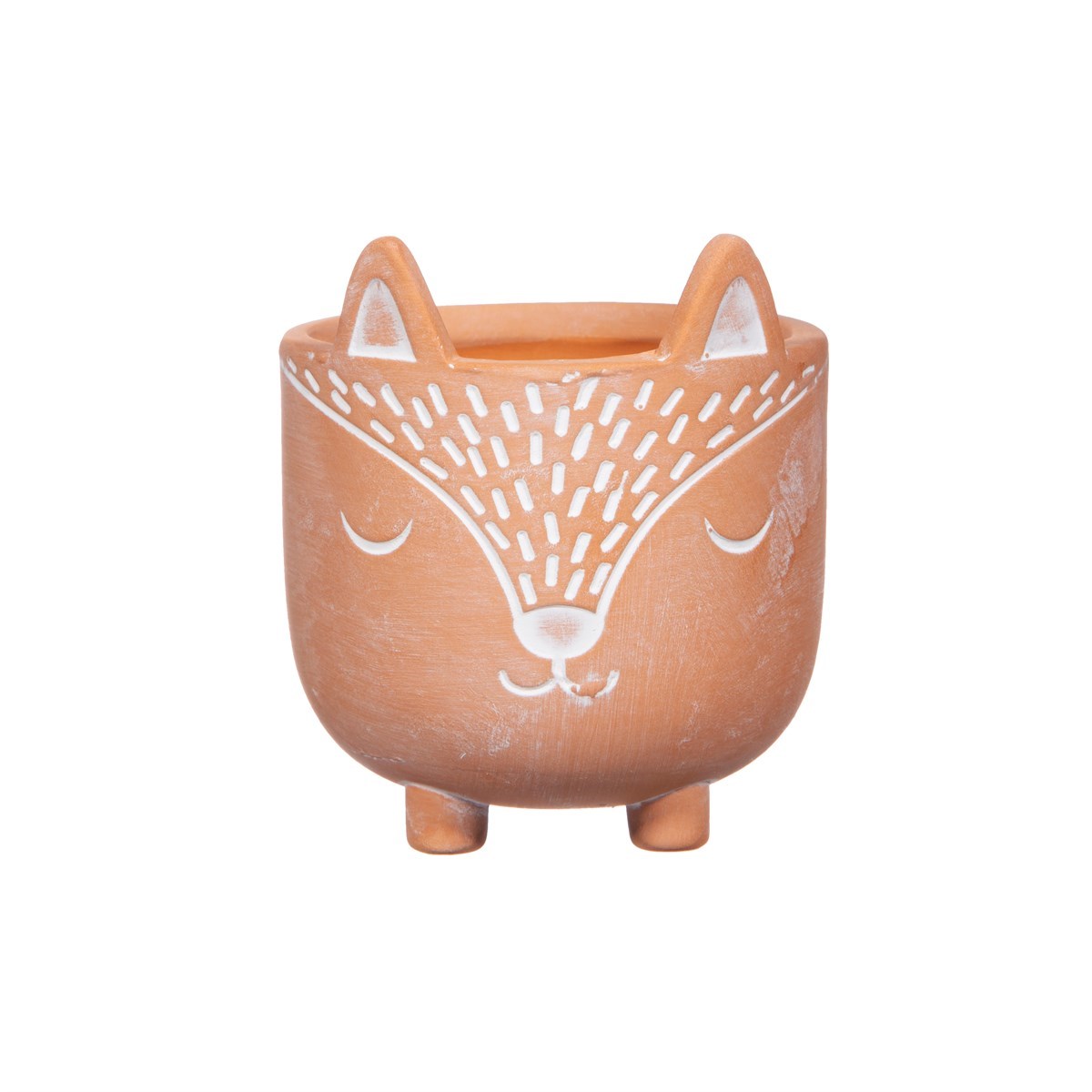 Sass & Belle Mini Woodland Fox Terracotta Plant Pot
