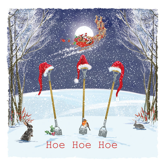 'Hoe Hoe Hoe' Pack of 10 Charity Christmas Greetings Cards