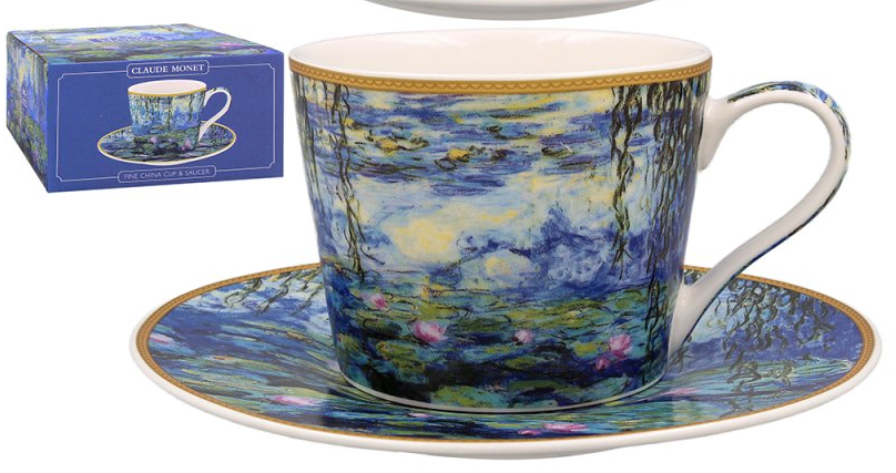 Leonardo Collection Claude Monet Teacup & Saucer Set - 2 Designs