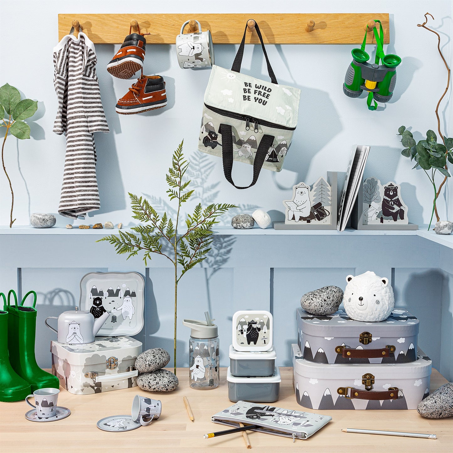 Sass & Belle Set of 3 Bear Adventure Lunch Boxes