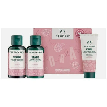 The Body Shop Hydrate & Quench Vitamin E Travel Trio Gift Set