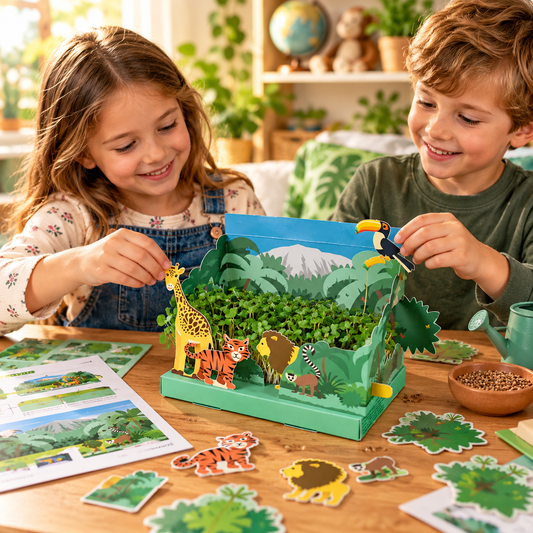 Paper Craft Jungle Kit Make Your Own Jungle Kids Craft Kit