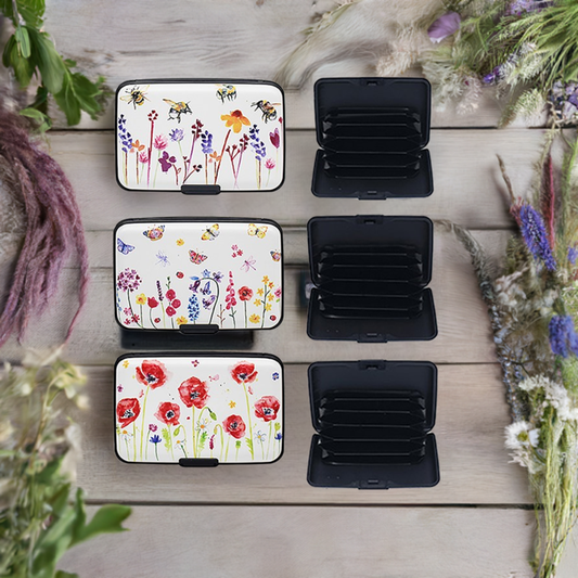 Shudehill Giftware Spring Flowers Credit Card Holder - 3 Designs