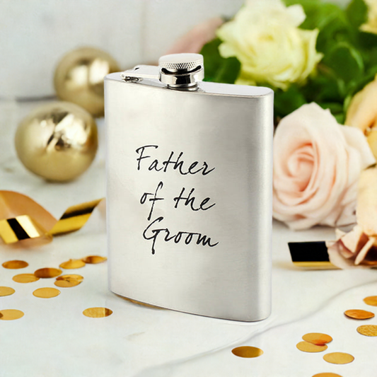 Leonardo Collection 'Father of the Groom' Hip Flask