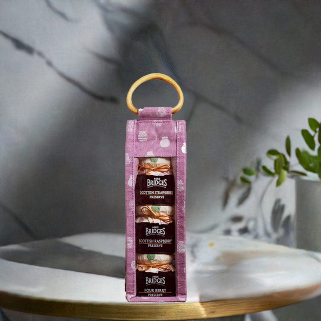 Mrs Bridges Triple Jute Bag Gift Set - Preserves