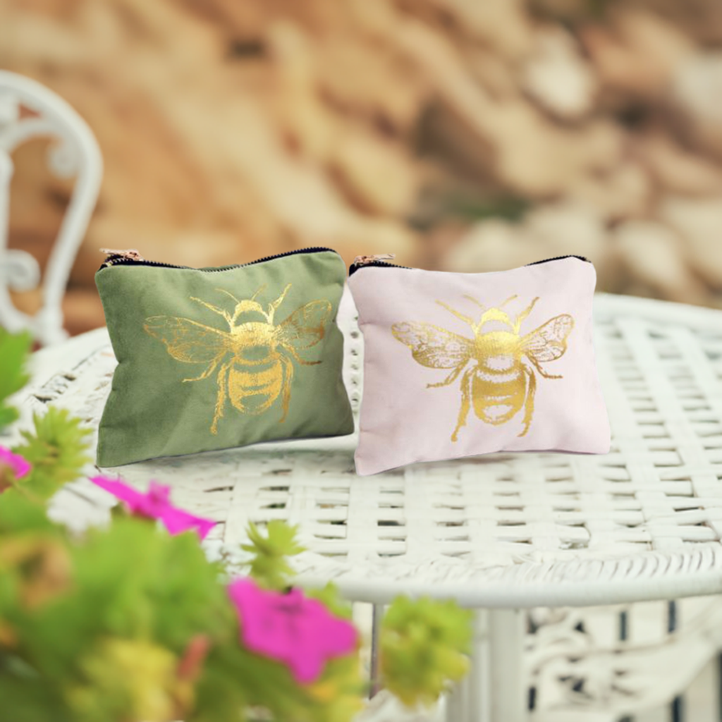 Temerity Jones Summer Bee Make Up Pouch