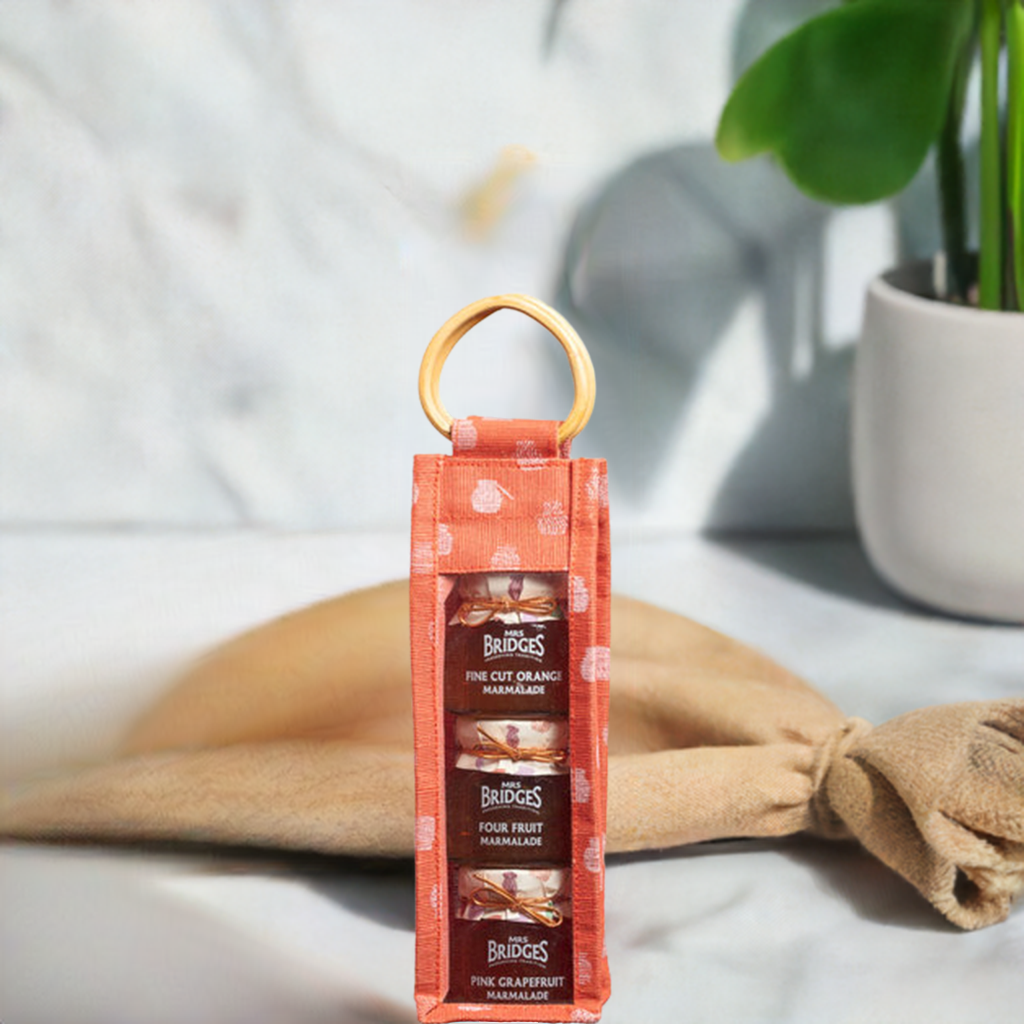 Mrs Bridges Triple Jute Bag Gift Set - Marmalade