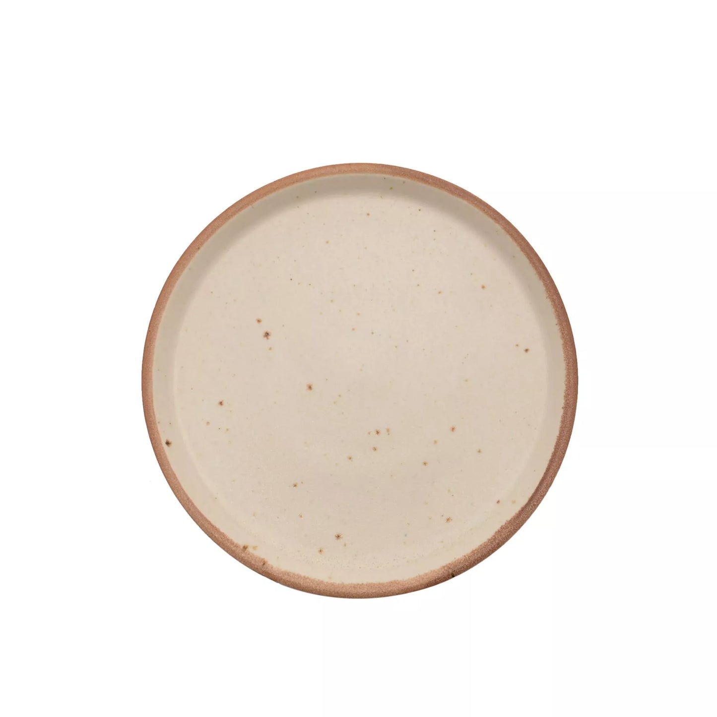 Hestia Beige Speckle Stoneware 6.5" Serving Platter Salad Plate