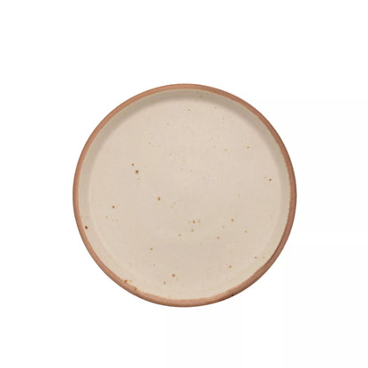 Hestia Beige Speckle Stoneware 6.5" Serving Platter Salad Plate
