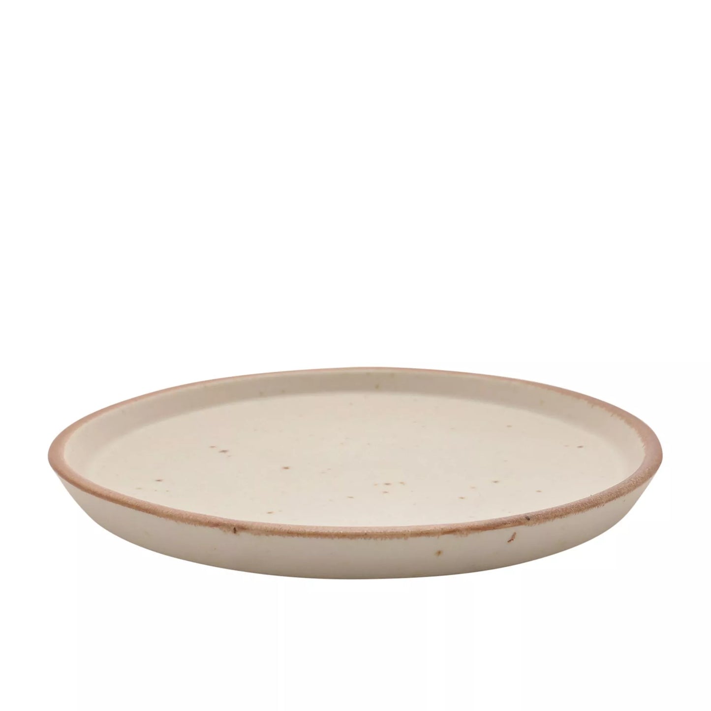 Hestia Beige Speckle Stoneware 6.5" Serving Platter Salad Plate