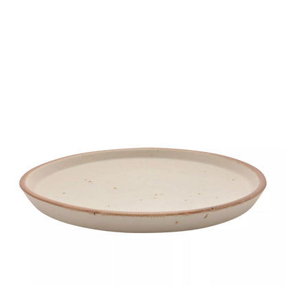 Hestia Beige Speckle Stoneware 6.5" Serving Platter Salad Plate