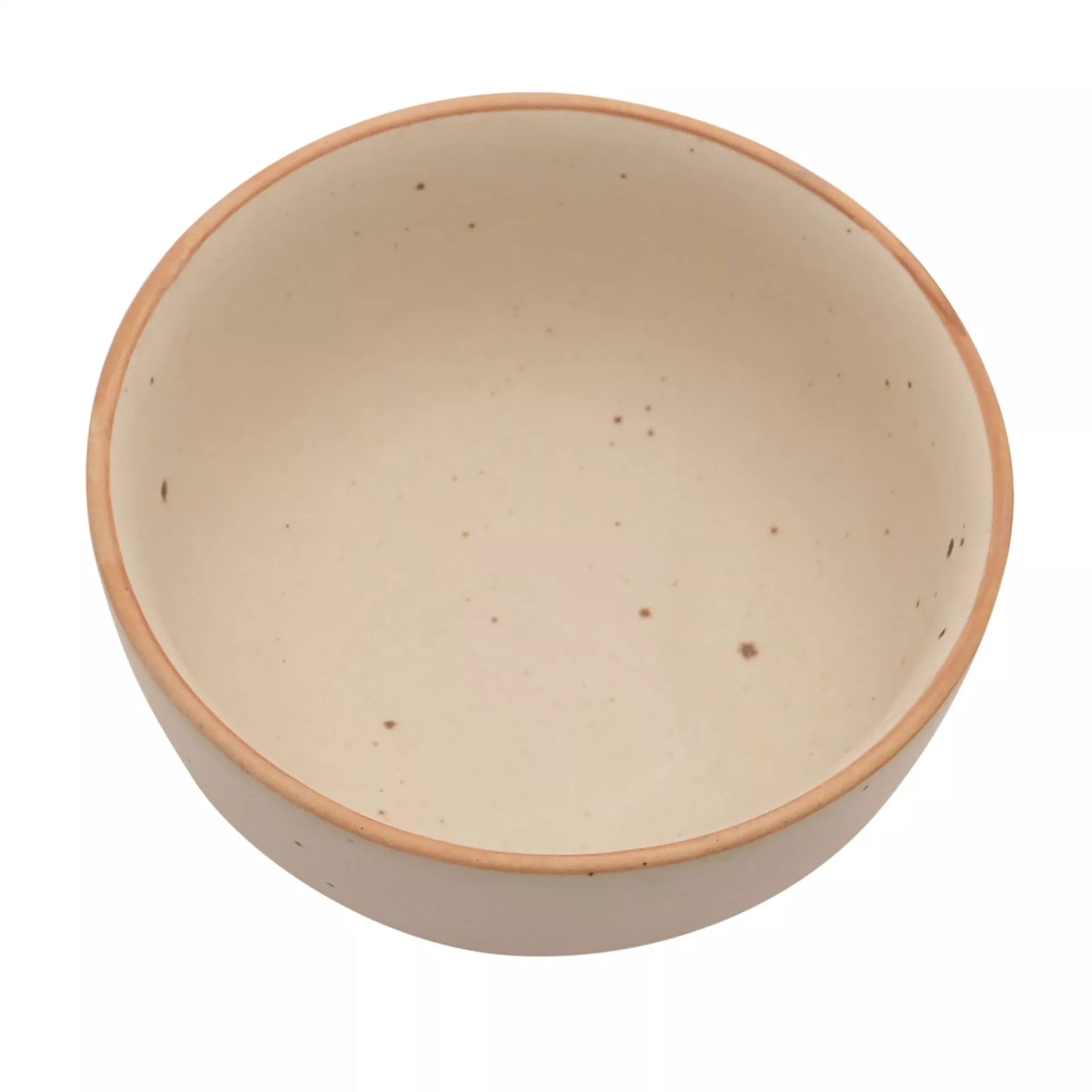 Hestia Beige 2 Tone Speckle Stoneware 5" Soup Cereal Bowl