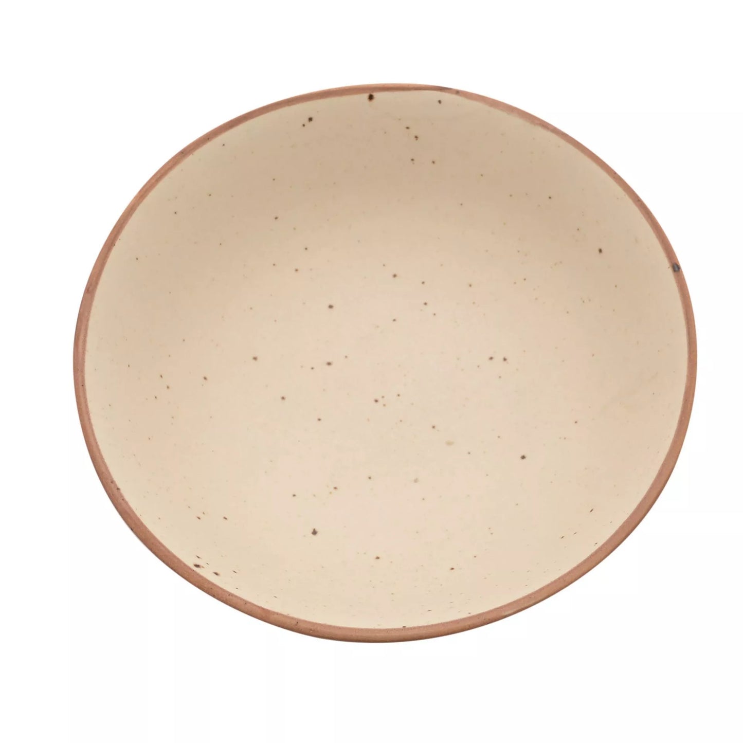Hestia Beige Speckle 8" Deep Stoneware Soup Bowl