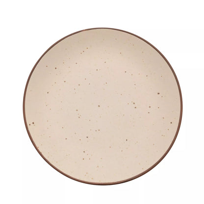 Hestia Beige Speckle Stoneware 9" Dinner Plate