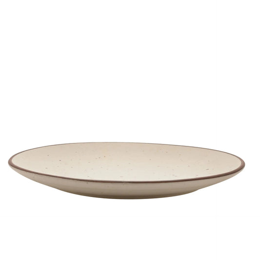 Hestia Beige Speckle Stoneware 9" Dinner Plate