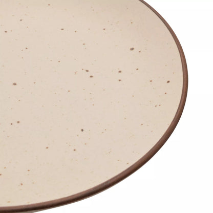 Hestia Beige Speckle Stoneware 9" Dinner Plate