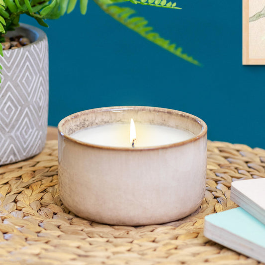 Leonardo Collection Latte Reactive Glaze Candle