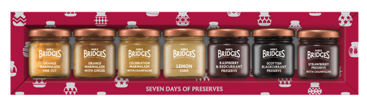 Mrs Bridges 7 Days of Preserve Miniature Jars Gifting Set