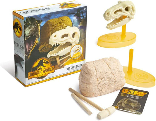 Jurassic World T Rex Skull Dig Kit Kids Craft Toys