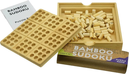 Project Genius Brain Teasers Evolved Bamboo Sodoku Puzzle Game
