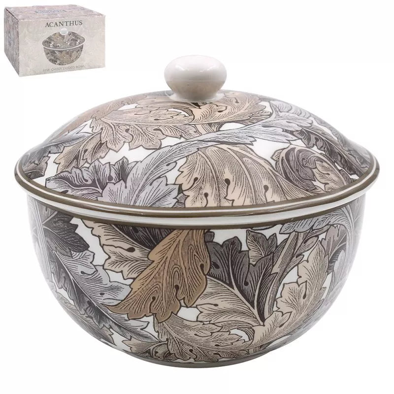 Leonardo Collection William Morris 'Acanthus' Round Lidded Serving Bowl