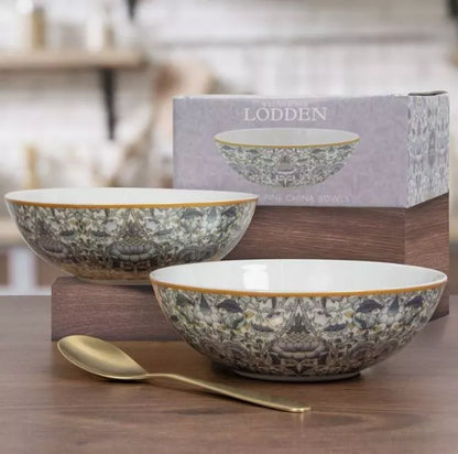 Leonardo Collection William Morris 'Lodden' Set of 2 Cereal Bowls