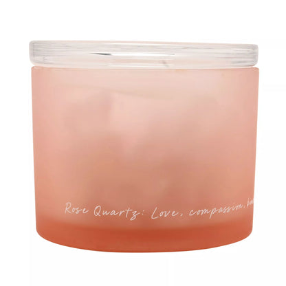 Serenity Rose Quartz Crystal Bowl Diffuser & Oil Aromatherapy Bowl